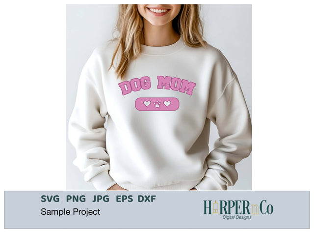 Dog Mom SVG, Layered Shirt Design, Paws, Hearts, Love SVG HarperNCo 