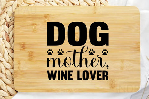 Dog mother wine lover SVG Angelina750 