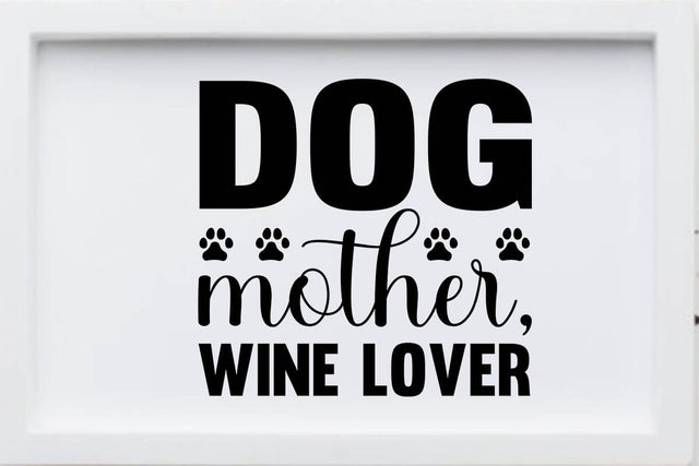 Dog mother wine lover SVG Angelina750 