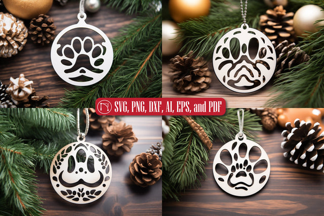 Dog Paw Laser Cut SVG Bundle SVG MD JOYNAL ABDIN 