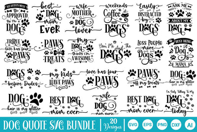Dog Quote SVG Bundle, Dog SVG Designs, SVG Design, Dog Bandana Design, Dog SVG Cut File, SVGs,Quotes and Sayings,Food & Drink,On Sale, Print & Cut SVG DesignPlante 503 