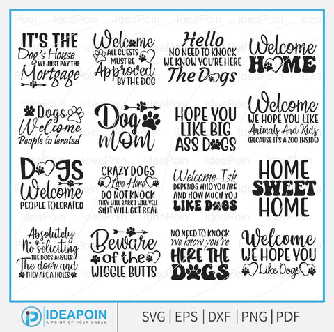 Dog Sign svg bundle, Rustic dog lovers SVG, Dog Sign svg, Dog svg Bundle, Dog Lover svg, Dog svg Cut File, Dog welcome, Dog Quote Sign SVG SVG Dinvect 