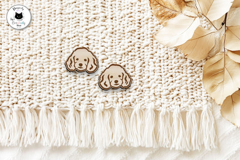 Dog Stud Earrings Laser Cut SVG SVG Ivy's Creativity House 