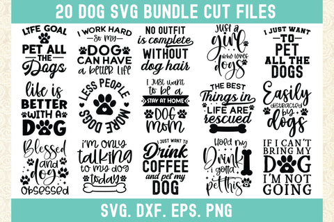 Dog Svg Bundle, Dog Cut Files SVG Crafty Ideas 
