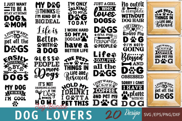 Dog SVG Bundle, Dog Mom SVG, Dog Lover SVG Angelina750 