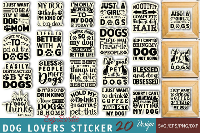 Dog SVG Bundle, Dog Mom SVG, Dog Lover SVG Angelina750 