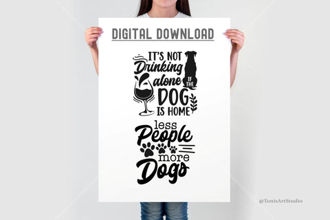Dog SVG Bundle | Funny Dog SVG | Dog Shirt Svg | Paw Prints SVG TonisArtStudio 