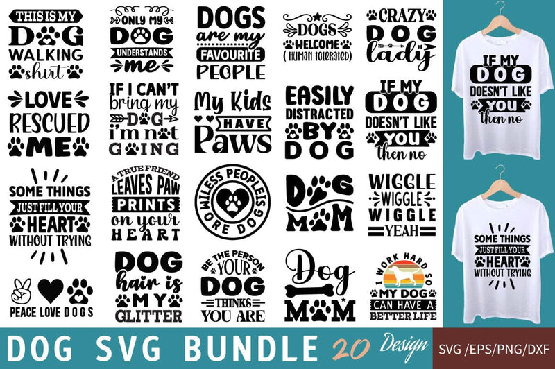 Dog SVG Bundle - So Fontsy