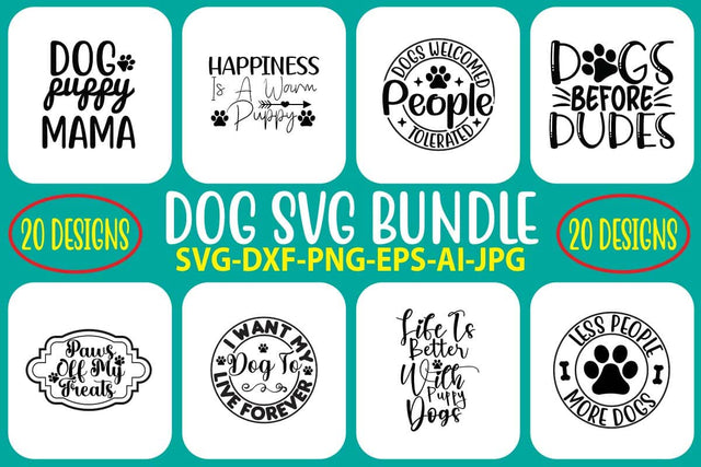 Dog SVG Bundle SVG Syaman 