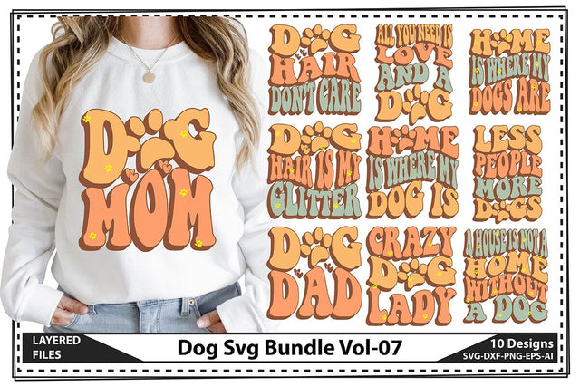 Dog Svg Bundle Vol-07 SVG shah alam 