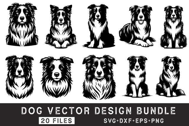 Dog SVG Design Bundle SVG Rupkotha 