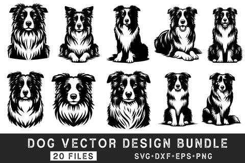Dog SVG Design Bundle SVG Rupkotha 