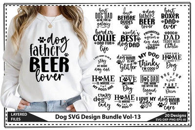 Dog SVG Design Bundle Vol-13 SVG shah alam 