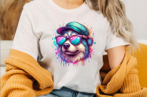 Dog T-shirt Clipart PNG Sublimation Clipart Sublimation SVGArt 