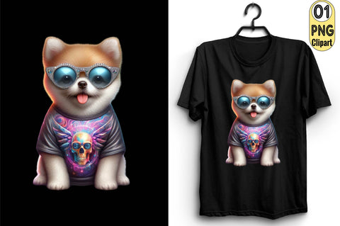 Dog T-shirt Clipart PNG Sublimation Clipart Sublimation SVGArt 