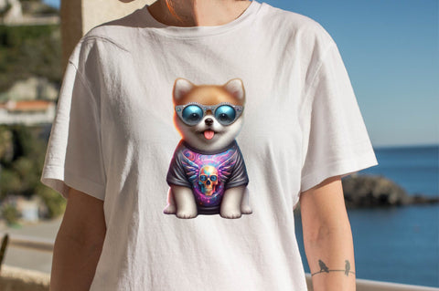 Dog T-shirt Clipart PNG Sublimation Clipart Sublimation SVGArt 