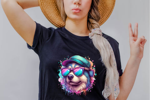 Dog T-shirt Clipart PNG Sublimation Clipart Sublimation SVGArt 