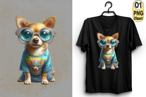 Dog T-shirt Sublimation Clipart Sublimation SVGArt 