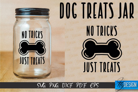 Dog Treat Jar SVG Design | Dog Treat SVG Design | SVG File SVG Fly Design 