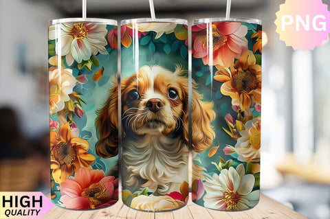 Dog Tumbler Sublimation Bundle SVG CraftingStudio 