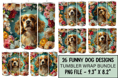 Dog Tumbler Sublimation Bundle SVG CraftingStudio 