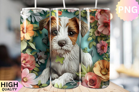 Dog Tumbler Sublimation Bundle SVG CraftingStudio 