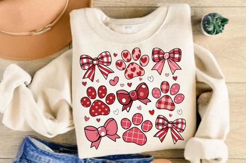 Dog Valentine Coquette Sublimation Design Sublimation Regulrcrative 