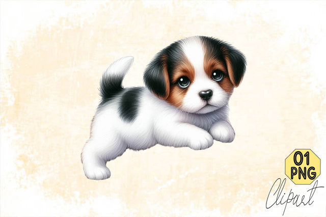 Dog Watercolor сlipart. Cute Puppies Sublimation Clipart Sublimation SVGArt 