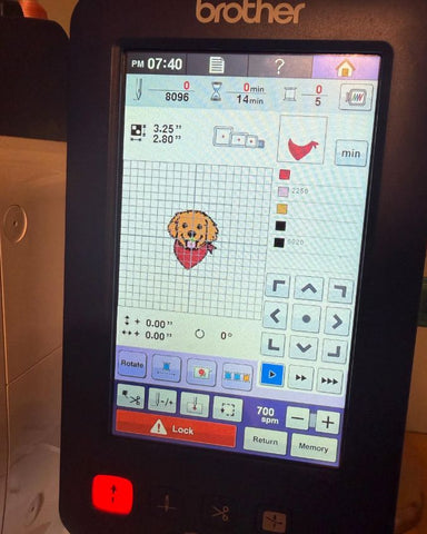 Dog with Bandana Embroidery File Embroidery/Applique DESIGNS Stitched Haus 