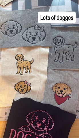 Dog with Bandana Embroidery File Embroidery/Applique DESIGNS Stitched Haus 