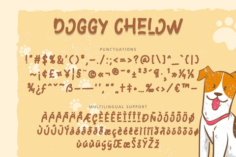 Doggy Chelow Font Prasetya Letter 