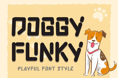 Doggy Funky Font Prasetya Letter 