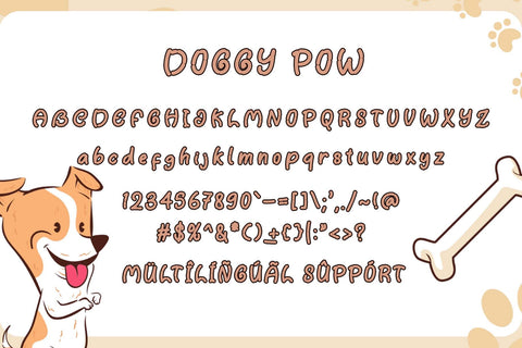 Doggy Pow Font Prasetya Letter 