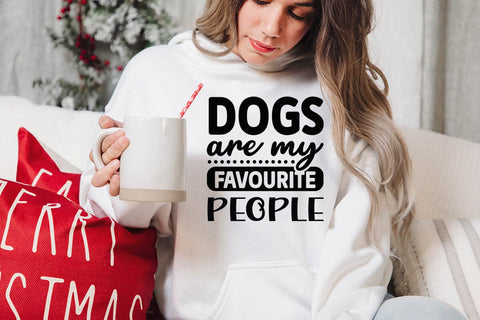 Dogs are my favourite people SVG Angelina750 