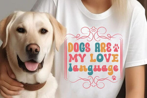 Dogs are my love language SVG Angelina750 
