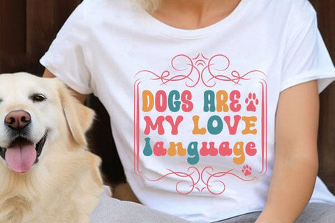 Dogs are my love language SVG Angelina750 