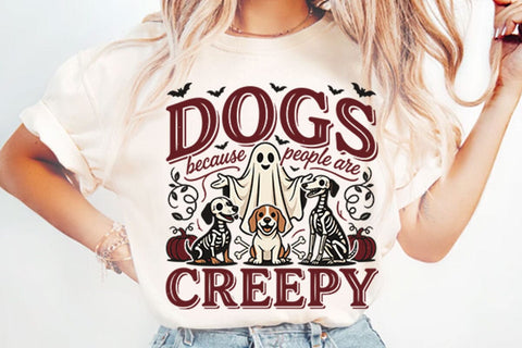 Dogs Because People Are Creepy PNG Designs Sublimation Shahin alam 
