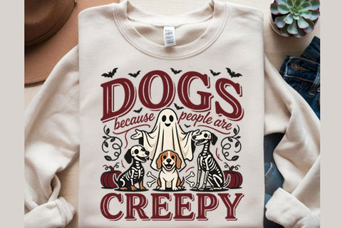 Dogs Because People Are Creepy PNG Designs Sublimation Shahin alam 