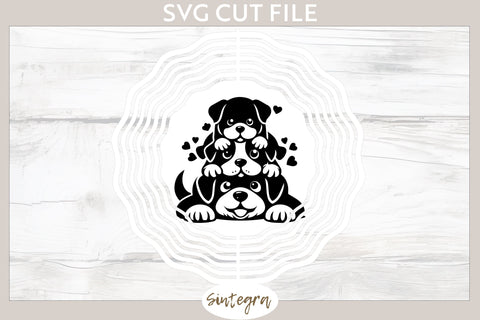 Dogs Pile v1 SVG Cut File SVG Sintegra 