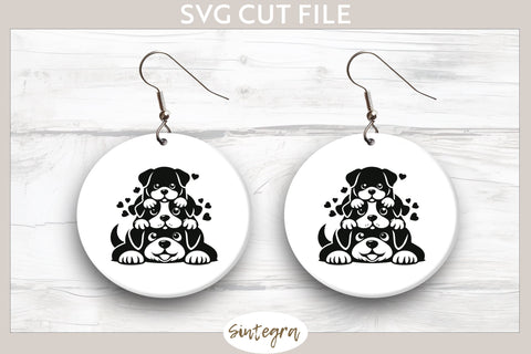 Dogs Pile v1 SVG Cut File SVG Sintegra 