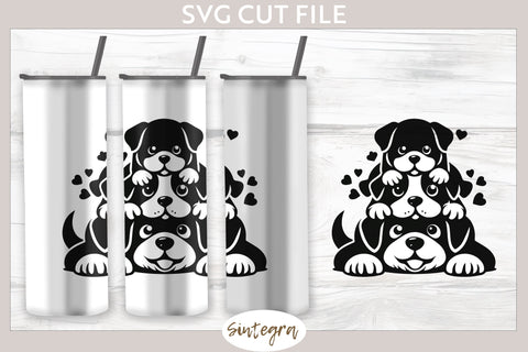Dogs Pile v1 SVG Cut File SVG Sintegra 