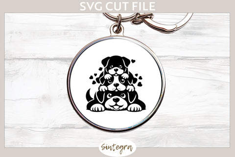 Dogs Pile v1 SVG Cut File SVG Sintegra 