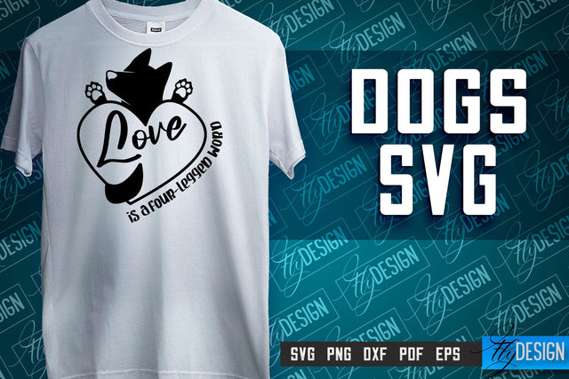 Dogs SVG Design | Dog Quotes SVG | Paws SVG | Pet Lovers SVG SVG Fly Design 