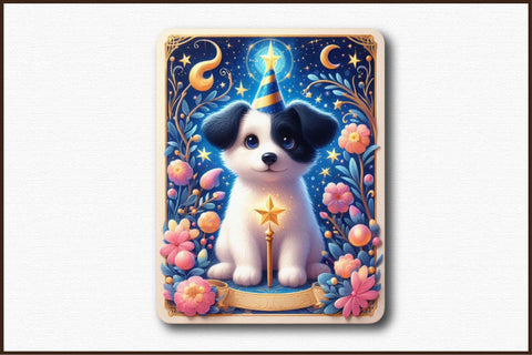 Dogs Tarot Card Sublimation Clipart Sublimation designartist 