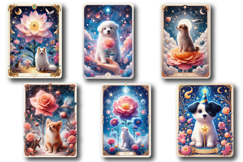 Dogs Tarot Card Sublimation Clipart Sublimation designartist 