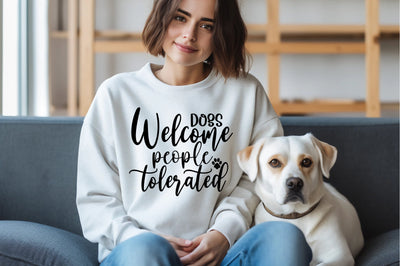 Dogs Welcome People Tolerated SVG orpitasn 