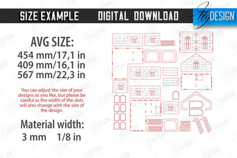 Dollhouse Furniture Laser Cut Bundle | Miniature Furniture | Doll Furniture | Wooden Toy | CNC File SVG Fly Design 