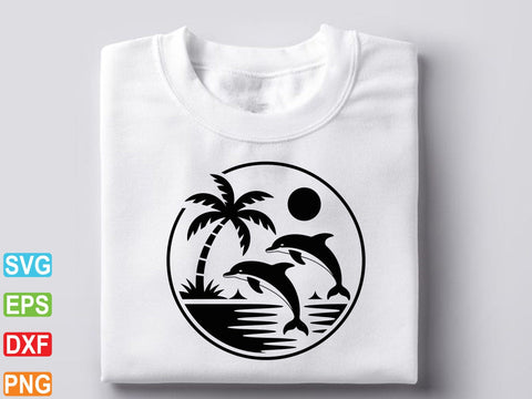 Dolphin SVG, Dolphin Cricut, Jumping Dolphins SVG Creativeart88 