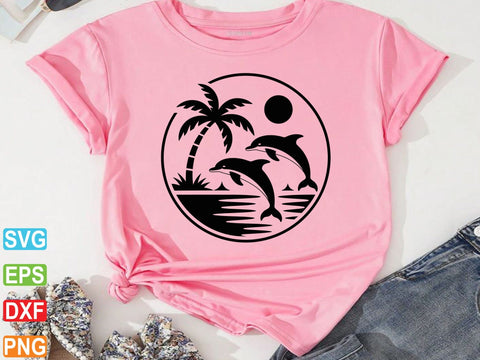 Dolphin SVG, Dolphin Cricut, Jumping Dolphins SVG Creativeart88 