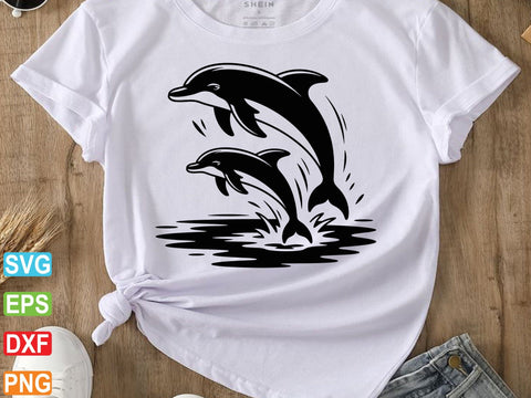Dolphin SVG, Dolphin Cricut, Jumping Dolphins SVG Creativeart88 